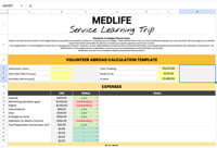 volunteer-abroad-calculation-template